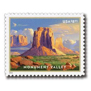 $8.95 Monument Valley Stamps